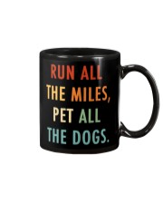 Run All The Miles Pet All The Dogs Mug tile