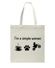 I'm A Simple Woman - Motocrossing Tote Bag tile