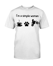I'm A Simple Woman - Motocrossing Premium Fit Mens Tee tile