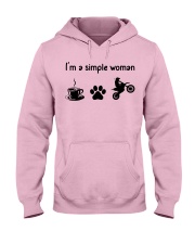 I'm A Simple Woman - Motocrossing Hooded Sweatshirt front