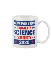 Compassion Equality Science Sanity 2020 Mug tile