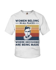RBG - Women Belong In All Places Retro Youth T-Shirt tile
