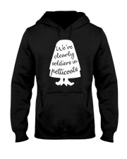 We're Clearly Soldiers In Petticoats Hooded Sweatshirt tile