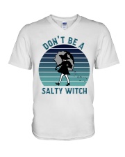 Don't Be A Salty Witch V-Neck T-Shirt tile