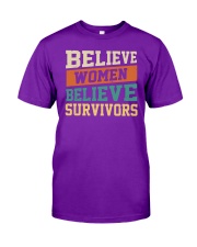 Believe Women Believe Survivors Classic T-Shirt tile