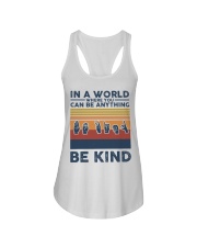 In A World Where You Can Be Anything - Be Kind Ladies Flowy Tank tile