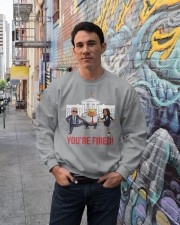 You're Fired Crewneck Sweatshirt lifestyle-unisex-sweatshirt-front-2