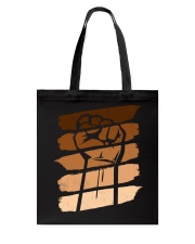 Black Lives Matter Fist Tote Bag tile
