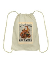 I'm A Book Dragon Not A Worm Dictionary Drawstring Bag tile