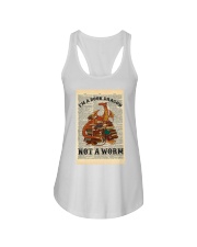 I'm A Book Dragon Not A Worm Dictionary Ladies Flowy Tank tile