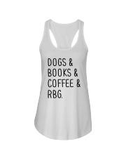 Dogs Books Coffee RBG Ladies Flowy Tank tile