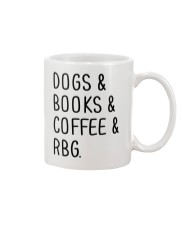Dogs Books Coffee RBG Mug tile
