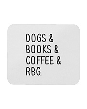 Dogs Books Coffee RBG Mousepad tile