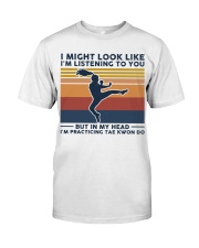 I Might Look Like - Tae kwon do Premium Fit Mens Tee tile