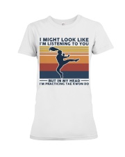 I Might Look Like - Tae kwon do Premium Fit Ladies Tee tile