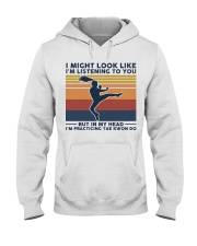 I Might Look Like - Tae kwon do Hooded Sweatshirt tile