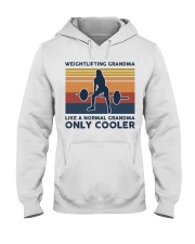 Weightlifting Grandma Retro Hooded Sweatshirt tile