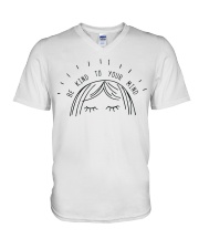Be Kind To Your Mind - Mental Health Awareness V-Neck T-Shirt tile