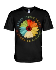 Every Little Thing Is Gonna Be Alright V-Neck T-Shirt tile
