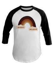 Diversity Inclusion Baseball Tee tile