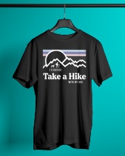 I'd Rather Take A Hike With My Dog Classic T-Shirt lifestyle-mens-crewneck-front-3