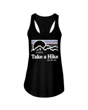I'd Rather Take A Hike With My Dog Ladies Flowy Tank tile