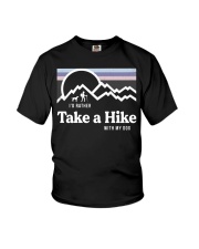 I'd Rather Take A Hike With My Dog Youth T-Shirt tile