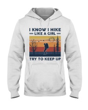 I Know I Hike Like A Girl - Hiking Retro Hooded Sweatshirt tile