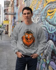 ''Bad Things Happen In Philly'' Gritty Crewneck Sweatshirt lifestyle-unisex-sweatshirt-front-2