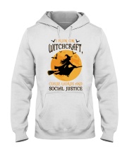 I Run On Witchcraft Curse Words And Social Justice Hooded Sweatshirt tile