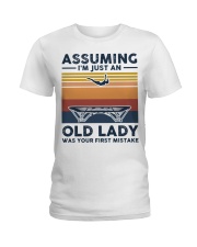 Assuming I'm Just An Old Lady - Trampolining Retro Ladies T-Shirt tile