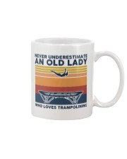 Never Underestimate An Old Lady - Trampolining Mug tile