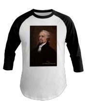 Alexander Hamilton Musical Play Baseball Tee tile