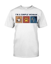 I'm A Simple Woman - Rock Climbing Retro Premium Fit Mens Tee tile