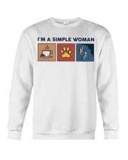 I'm A Simple Woman - Rock Climbing Retro Crewneck Sweatshirt tile