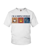 I'm A Simple Woman - Rock Climbing Retro Youth T-Shirt tile