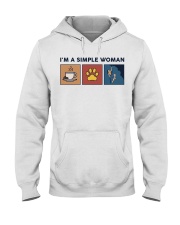 I'm A Simple Woman - Rock Climbing Retro Hooded Sweatshirt tile