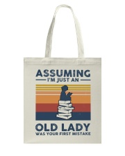 Assuming I'm Just An Old Lady - Reading Tote Bag tile