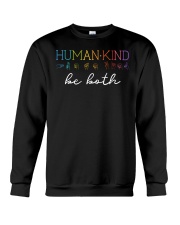 Human - Kind Be Both Sign Language Crewneck Sweatshirt tile