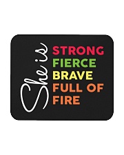 She Is Strong Fierce Brave Full Of Fire Mousepad tile