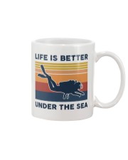 Life Is Better Under The Sea - Scuba Diving Mug tile