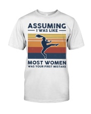Assuming I Was Like Most Women - Tae Kwon Do Retro Premium Fit Mens Tee tile