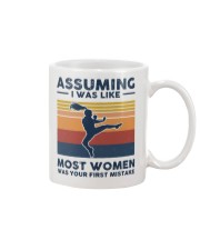 Assuming I Was Like Most Women - Tae Kwon Do Retro Mug tile