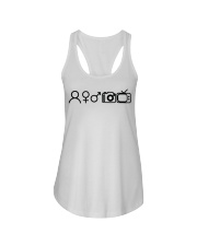 Person Woman Man Camera TV Ladies Flowy Tank tile