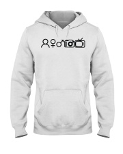 Person Woman Man Camera TV Hooded Sweatshirt tile
