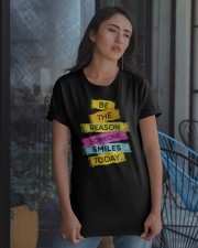 Motivation Be The Reason Someone SMILES Today Classic T-Shirt apparel-classic-tshirt-lifestyle-08