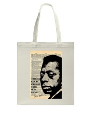 James Baldwin - Nothing Can Be Changed Tote Bag tile