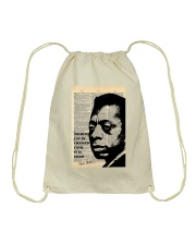 James Baldwin - Nothing Can Be Changed Drawstring Bag tile