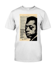 James Baldwin - Nothing Can Be Changed Classic T-Shirt tile