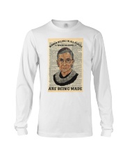 RBG Newspaper Women Belong In All Places Long Sleeve Tee tile